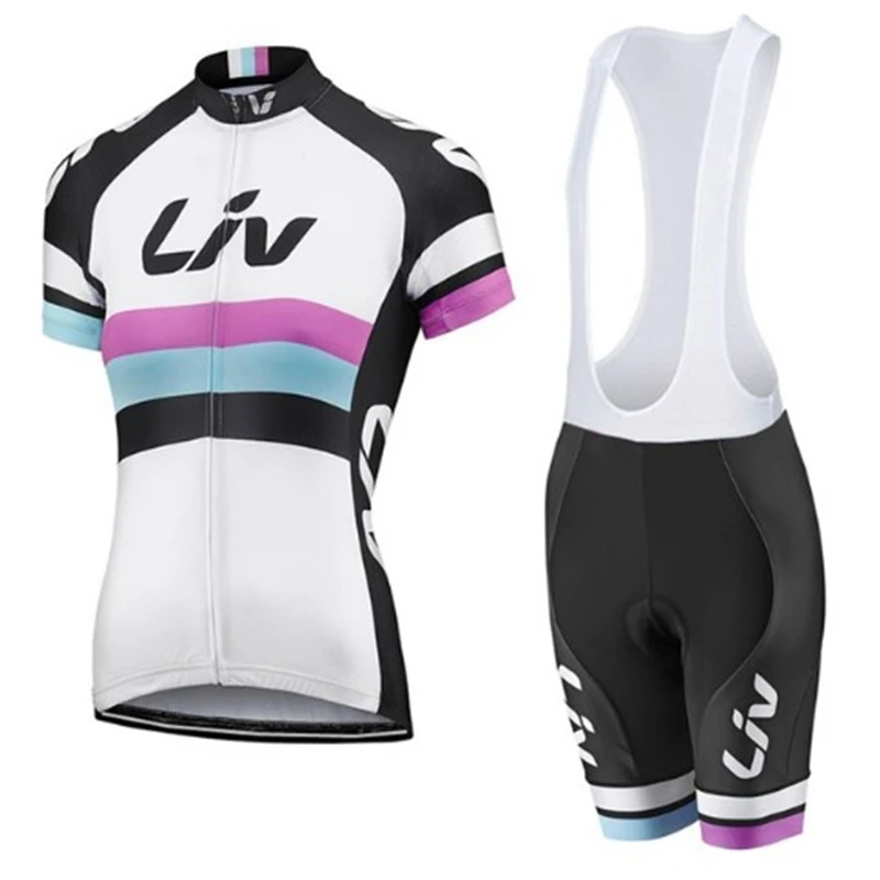 

LIV Cycling Jersey Set woman Summer Breathable Short-Sleeved Quick Drying Bike Clothes Maillot Conjunto Ropa Ciclismo