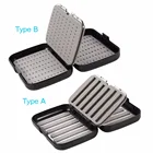 Двухслойная губка, коробка для рыболовных снастей для ловли нахлыстом, утолщенная водонепроницаемая рыболовная приманка, держатель для крючка, чехол, Аксессуары для рыбалки