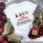 Женская футболка с принтом счастливого пингвина, топы с короткими рукавами и круглым вырезом, женская одежда, модная футболка Kawaii