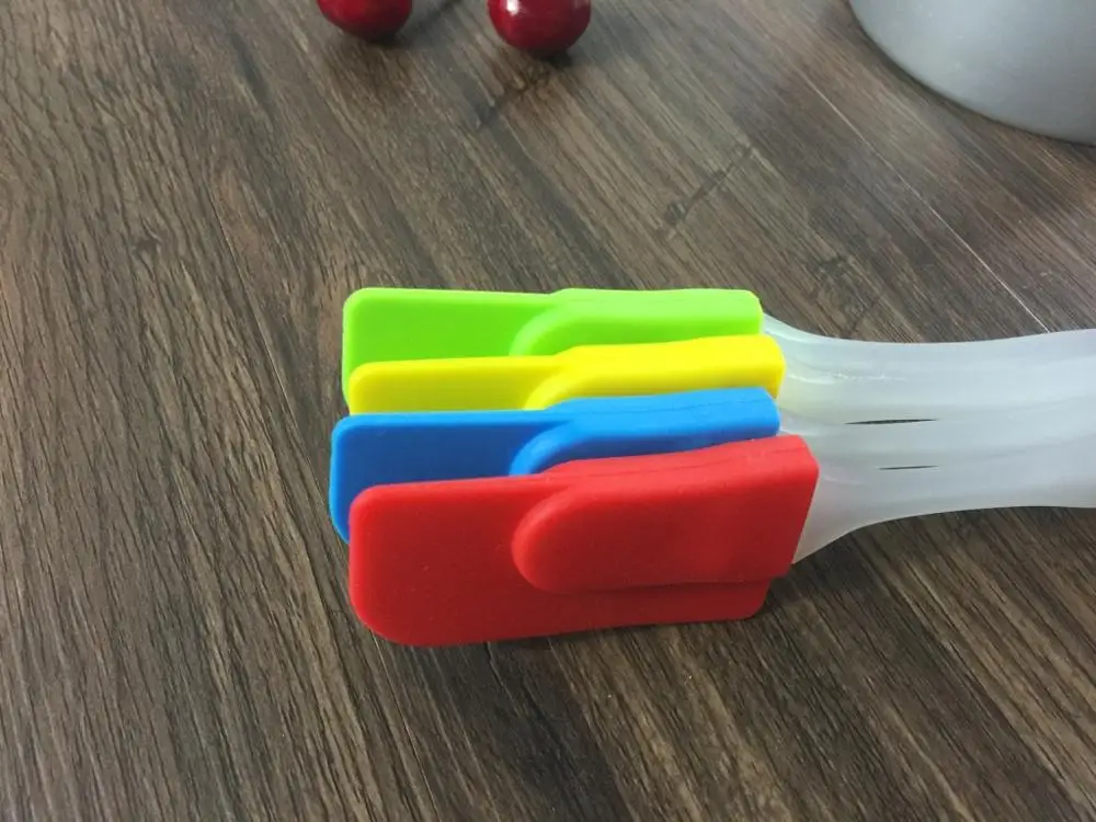 1 шт. Еда Класс антипригарным масло Пособия по кулинарии силиконовые лопатки из