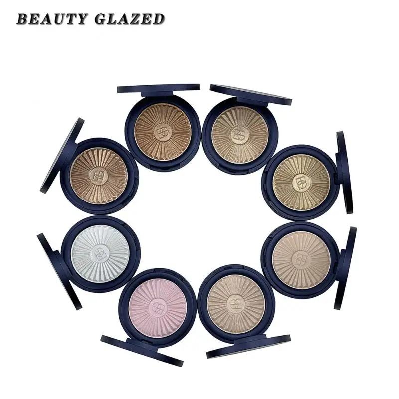 Хайлайтер Beauty Glazed 8 цветов палитра для макияжа лица сияющий контур блестящая