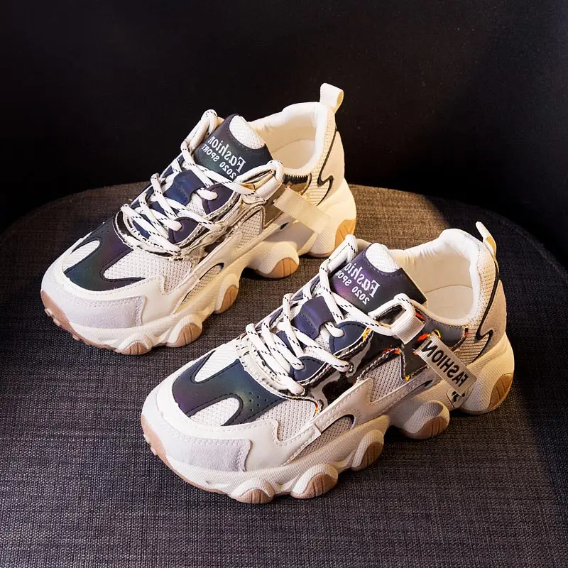 

Кроссовки женские спортивные, большие подошвы, повседневные, для бега