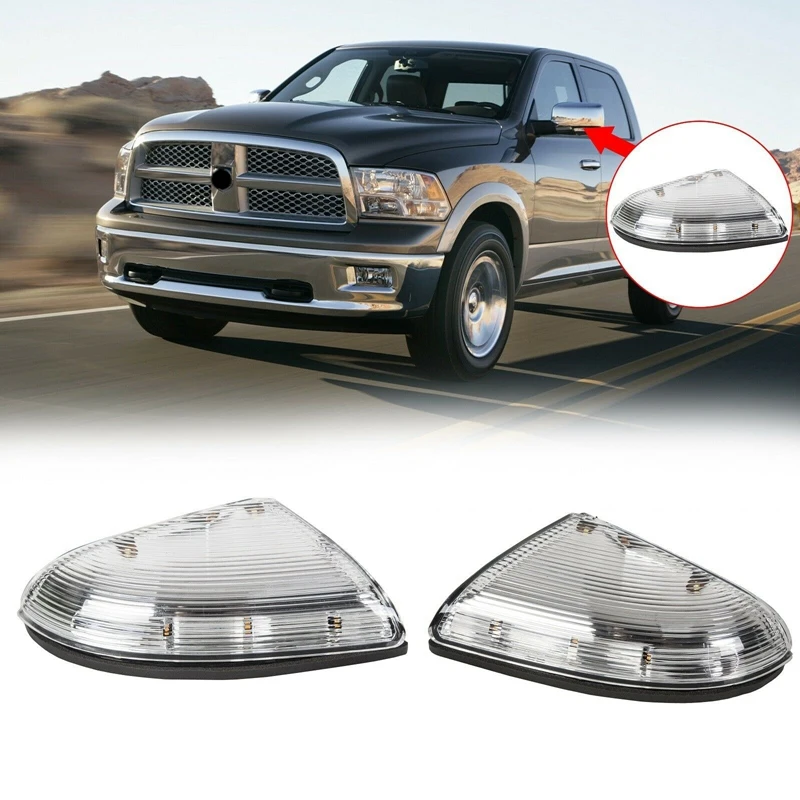 

Car Front Side Mirror Turn Signal Light Lamp for 09-14 Dodge Ram 1500 & 10-14 2500 68064948AA