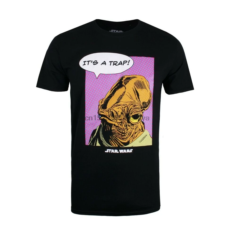 -Это ловушка-s-Футболка-Черный-размеры S-XXL | Мужская одежда