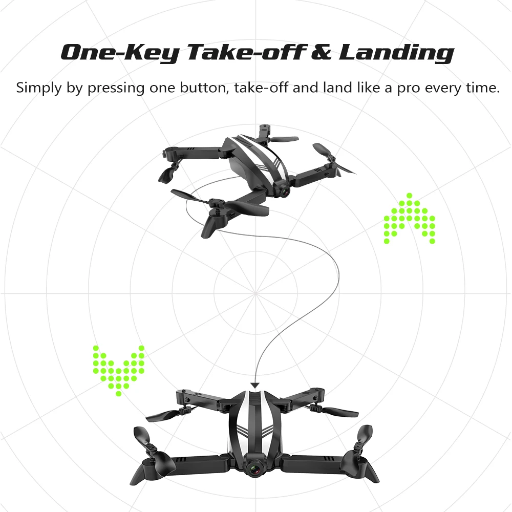 Глобальный Дрон Профессиональный мини Com камера HD высота удержания RC вертолет