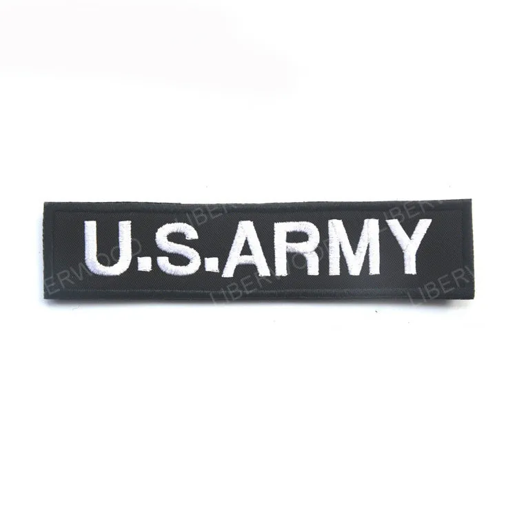BLACK AND WHITE Военная Боевая нашивка, Мультикам US Army Patches США для Молл козырек панели США и армии США Тактический патч значок - Цвет: BLACK AND WHITE