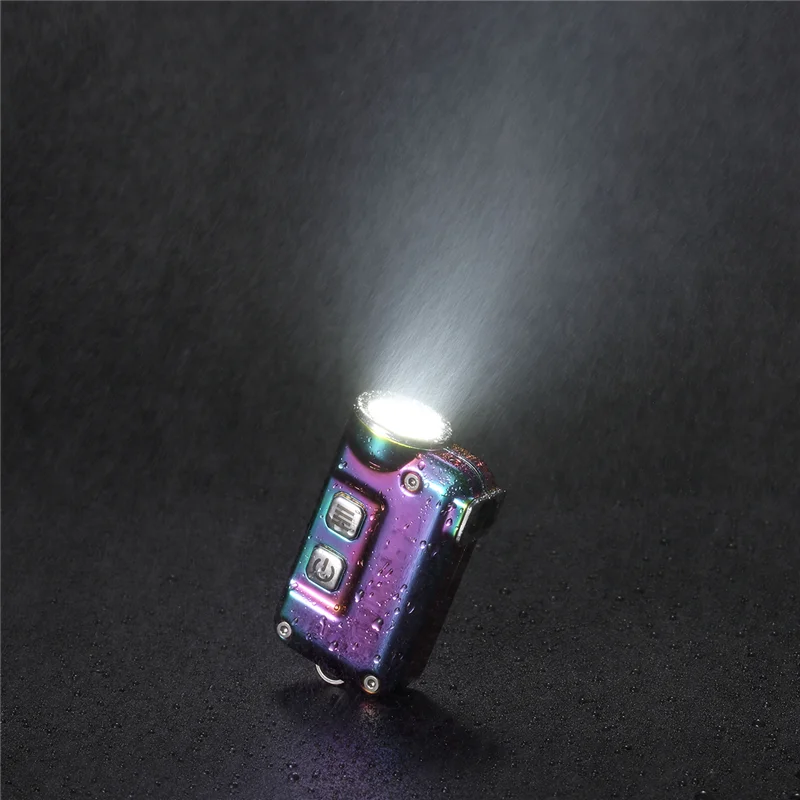 Nitecore TINI SS USB TINISS перезаряжаемая стальная светодиодная подсветка ключа CREE XP-G2 S3 LED