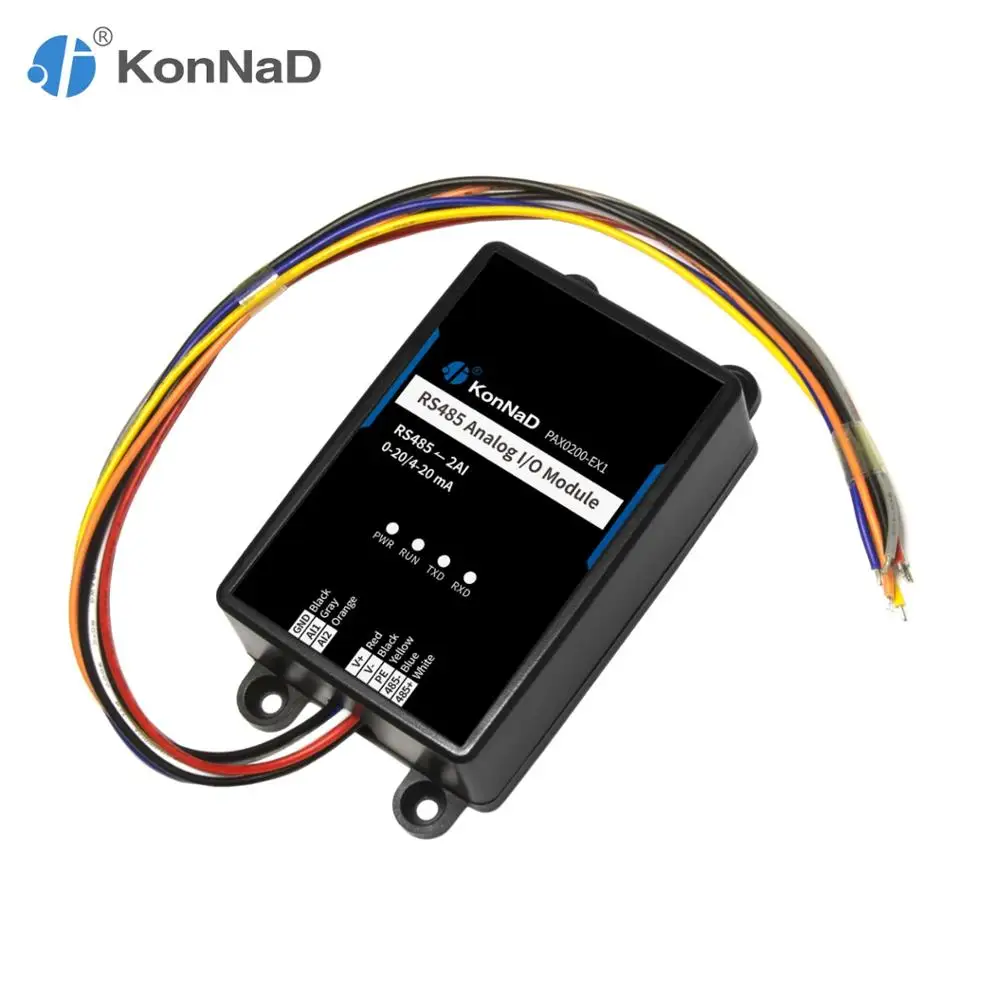 RS485 аналоговый входной модуль 2/4AI 12 битный Modbus RTU компактный размер сбора данных 0