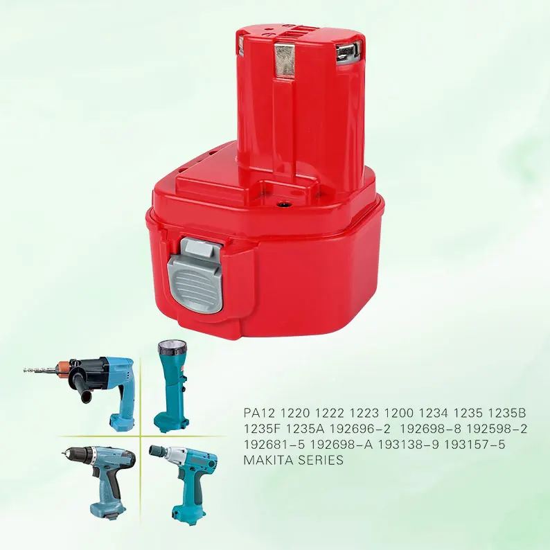 Никель-металлогидридный аккумулятор Bonacell 12 В для Makita PA12 4000 мАч 1220 1222-2 192598 S 1233SB 1233