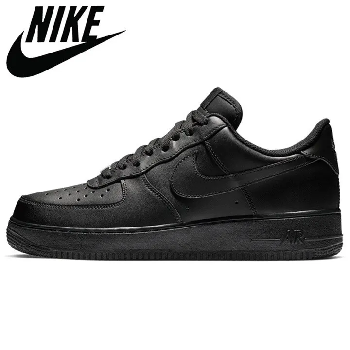 

2020 Shadow Leather Men High Flat Nike-Air Force 1 Skateboarding Shoes Triple White Black Low Sports Sneakers women Eur 35-45