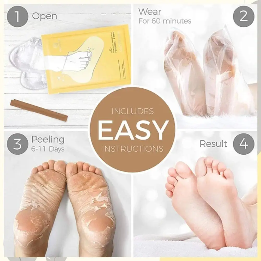 Aloe Foot Mask Peeling Repair Socks for Legs Remove Dead Skin Moisturizing Smooth Fruit Acid Exfoliating Patch | Красота и здоровье