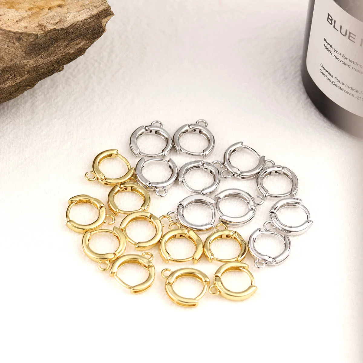 Fostfo Простые Модные Позолоченные серьги крючки покрытые французскими серьгами