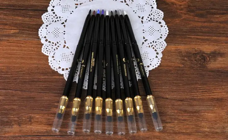 Lomeou автоматический карандаш для глаз с губкой ластик кисть подводки тени век