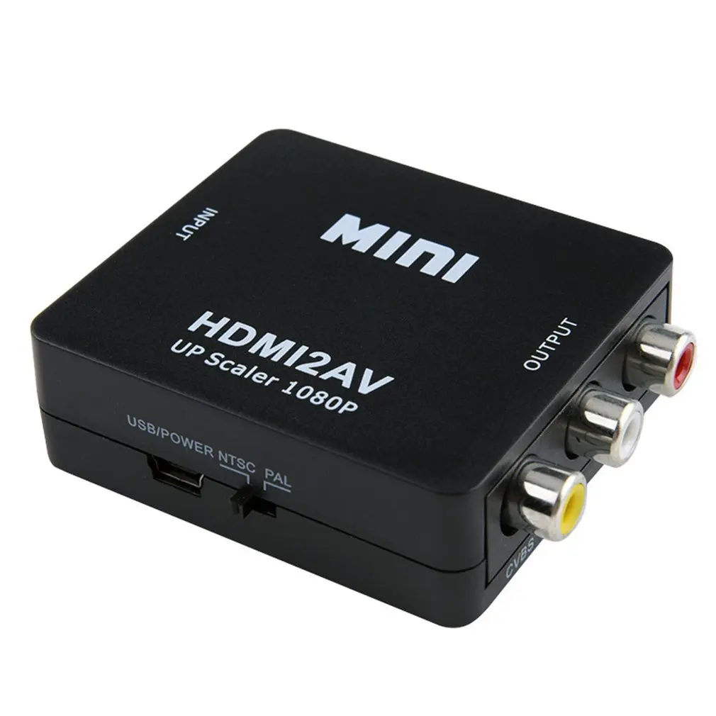 1080 P Hdmi Naar Vga Rca Av композитный адаптер конвертер с 3 5 мм аудио кабель Vga2Av/Cvbs + Pc Hdtv