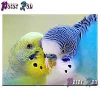 5d cartoon cute couple bird diamond painting embroidery full squareround mosaic picture rhinestone modern home decoration