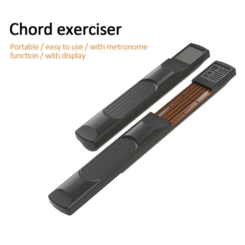 

Chord Trainer Pocket Guitar Chord Exerciser Six Products Portable With Screen Display Lazy Metronome Crawling Lattice Artifact