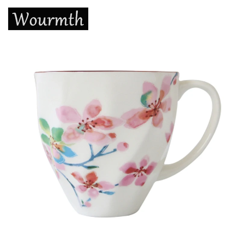 Фарфоровые чашки в стиле кантри офисная чашка для питья кружки фарфоровая