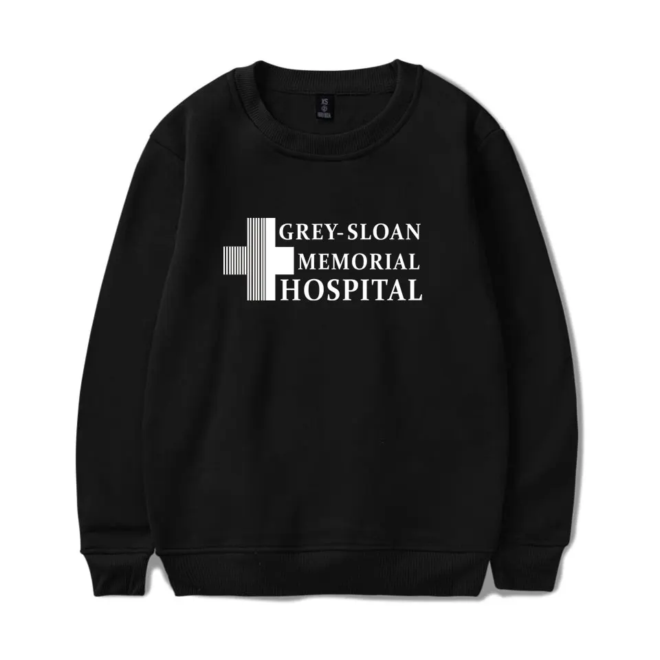 

GREY'S ANATOMY Sweatshirt Unisex Sweatshirts Moletom Tumblr Pullover Fashion Tops Greys Anatomy Hoodies Kpop Jumper Tracksuit