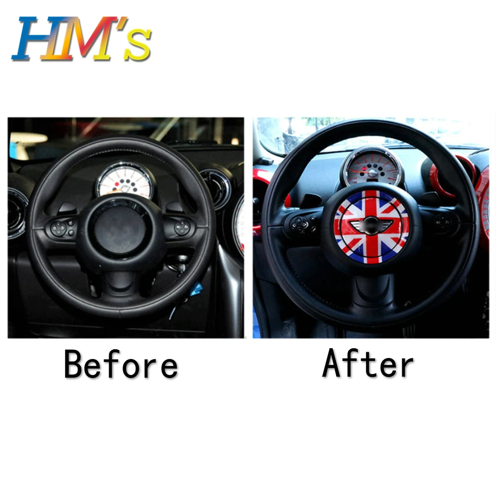 Для Mini Cooper R56 R55 R57 Автомобильный руль Центральная панель наклейка для Mini Cooper Countryman R60 для Mini R56 R55 R60 запчасти