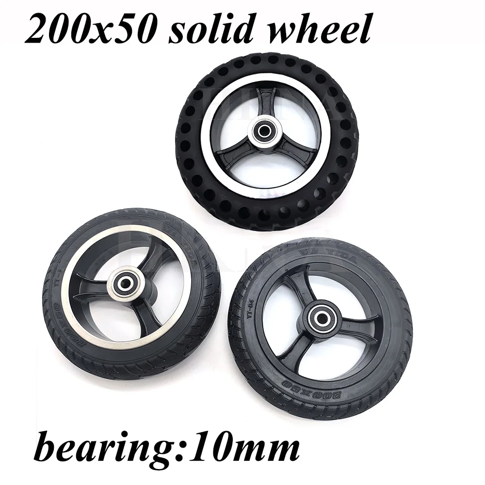 Neumático de rueda sólida para patinete eléctrico, accesorio de repuesto no neumático para Speedway Mini 4 Pro, Ruima Mini 4 PRO, 200x50