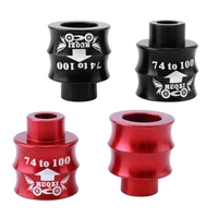 portable bicycle hub tube barrel shaft 74mm to 100mm conversion seat adapter