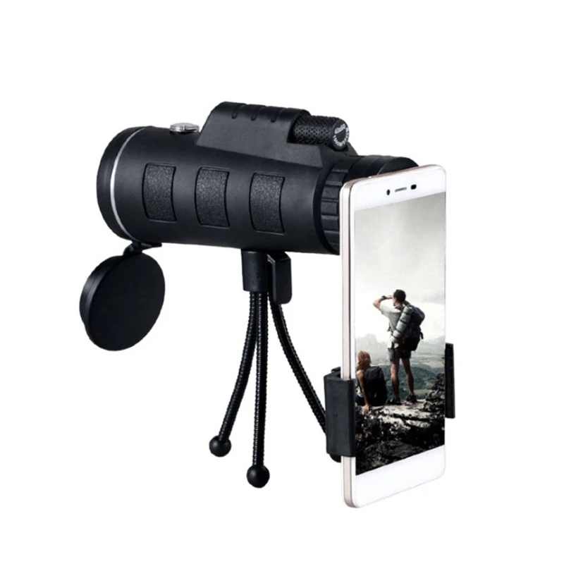 

40X60 High Power Monocular with Smartphone Holder&Tripod &compass- Waterproof Monocular with Durable & Clear Focus