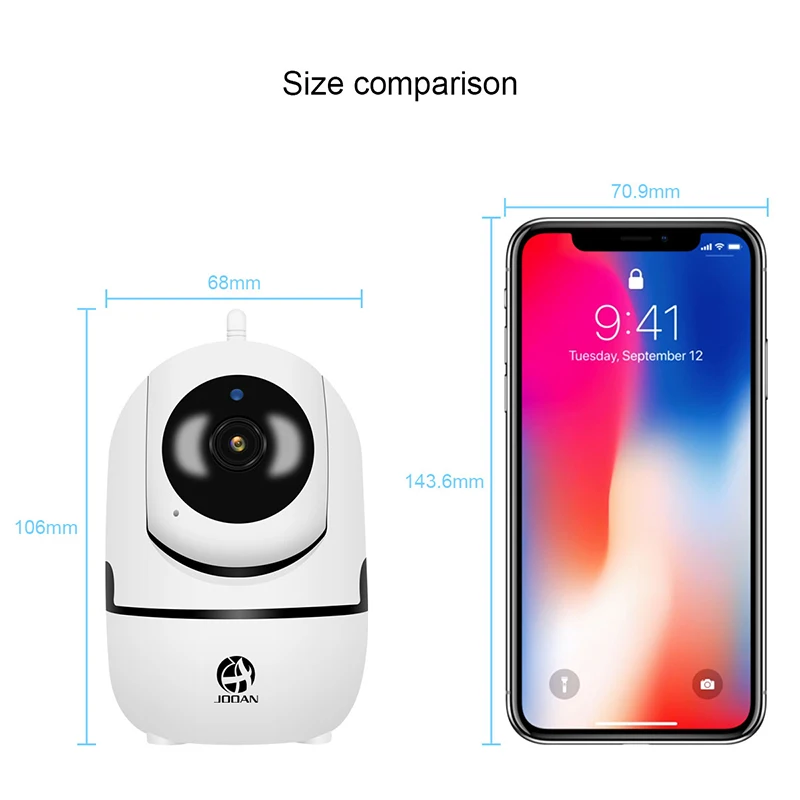 1080P облачная Беспроводная ip-камера, интеллектуальное автоматическое слежение, ИК ночной детский монитор, безопасность, видеонаблюдение, сеть видеонаблюдения, мини-камера