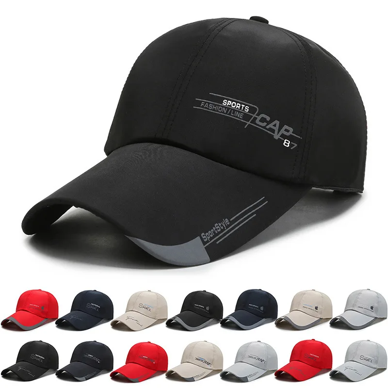 

GQILYYBZ band men's summer korean fashion baseball cap male women's casual sun hat casual travel men's hats female caps