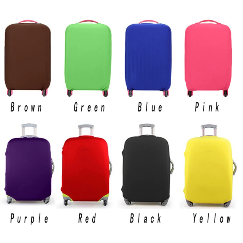 Чехол на колесиках для путешествий защитный чехол на чемодан, пылезащитный чехол для багажа, дорожные аксессуары, разноцветный органайзер для упаковки