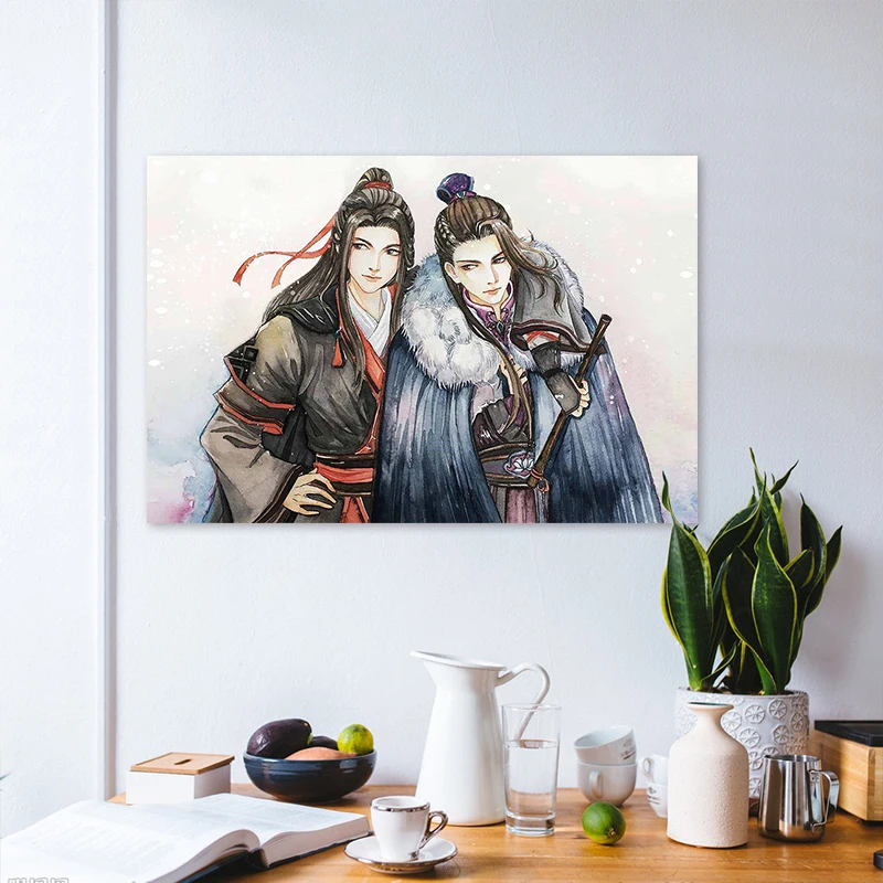 DIY Цифровая живопись Wei Wuji Рисунок Аниме Искусство Декор для гостиной картина