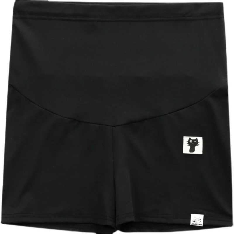

03# Summer Thin Maternity Short Legging Adjustable High Waist Belly Underpants Clothes for Pregnant Women Pregnancy Bottoms