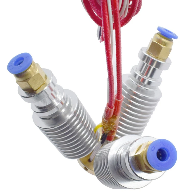 3D принтер Diamond Hotend латунная многоцветная насадка с горячим концом 3 в 1 0 4 мм для 75 I3