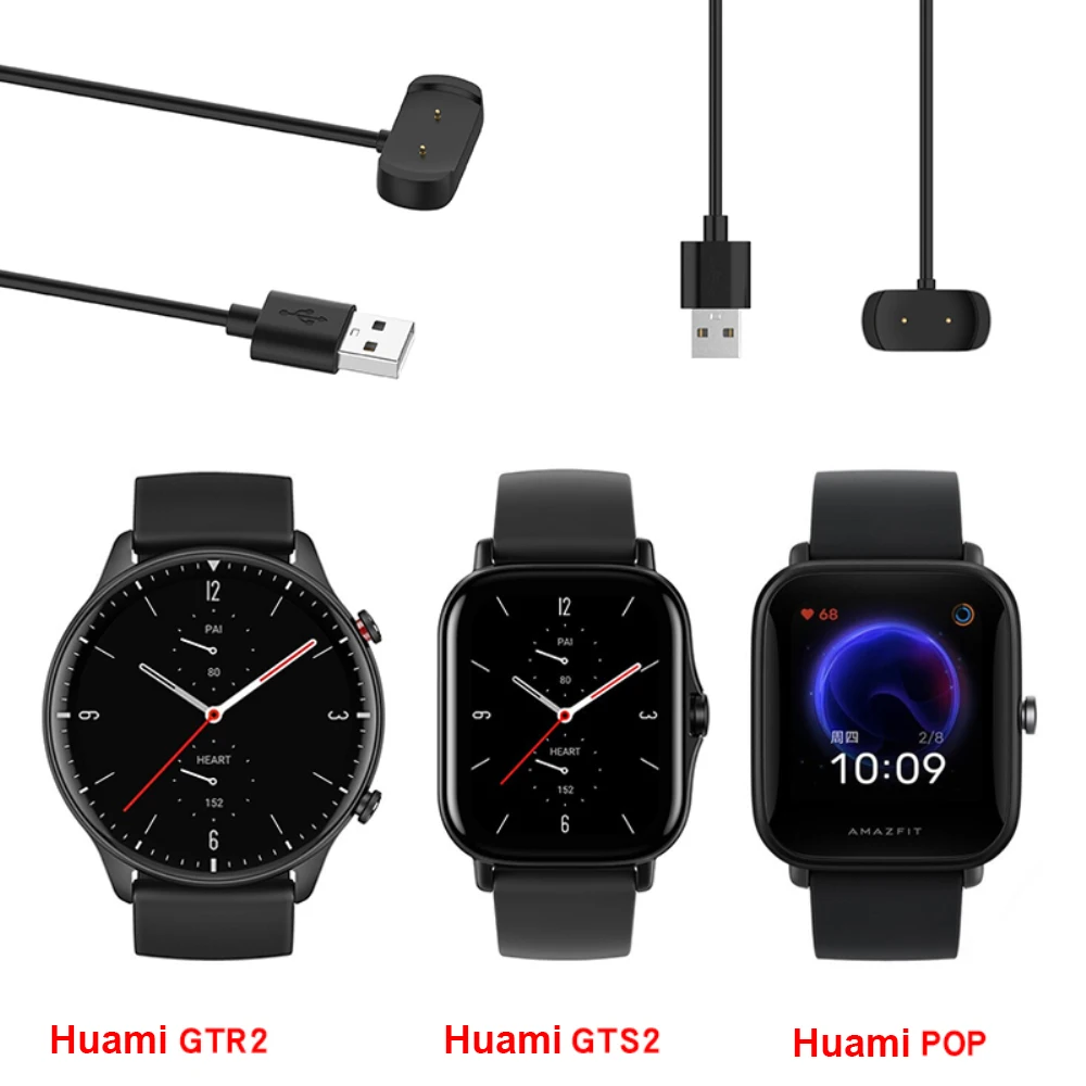 Replacement USB Charging Clip Charger Dock Station Cradle for Xiaomi Huami AMAZFIT POP/ GTR 2/ GTS2 For Amazfit bip U/ zepp e/z