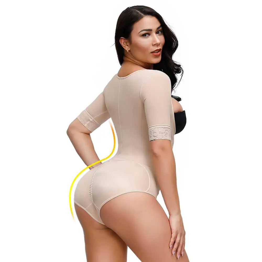 Бесшовные женские корректирующие трусики HEXIN Корректирующее белье с рукавами