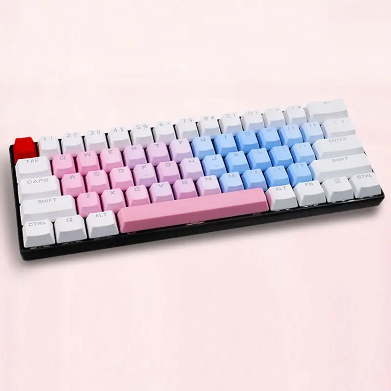 

RGB PBT 35 Keys OEM Double Shot Backlit Keycaps for cherry Mechanical Keyboard