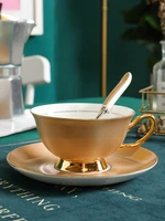 european hot coffee cup phnom penh high end elegant small luxury black cup british afternoon tea set