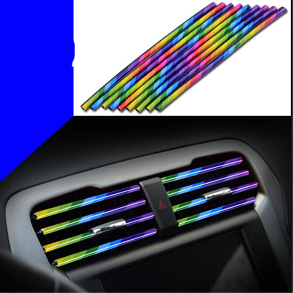 

car styling plating air outlet decoration for Audi A3 8P 8L 8V C7 100 A4 B6 B8 B7 B5 A6 C5 C6 80 A5 Q5 Q7 TT A1 Q3 A8 S3