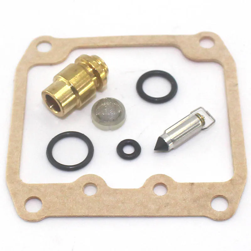 1set Мотоцикл Ремкомплект карбюратора комплект для SUZUKI VS700 охранной VS 700 750 1986-1987 VS750 1988-1991 плавающая игла уплотнительные элементы - Цвет: 1set
