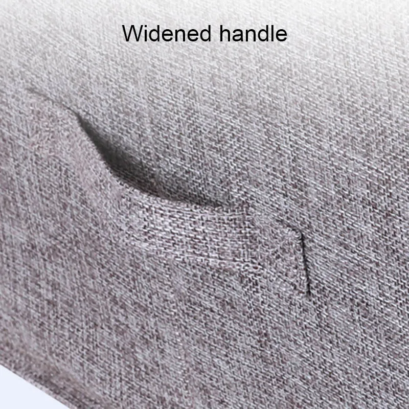 2 шт./компл. коробка для хранения из хлопко льняной ткани складной вместительный