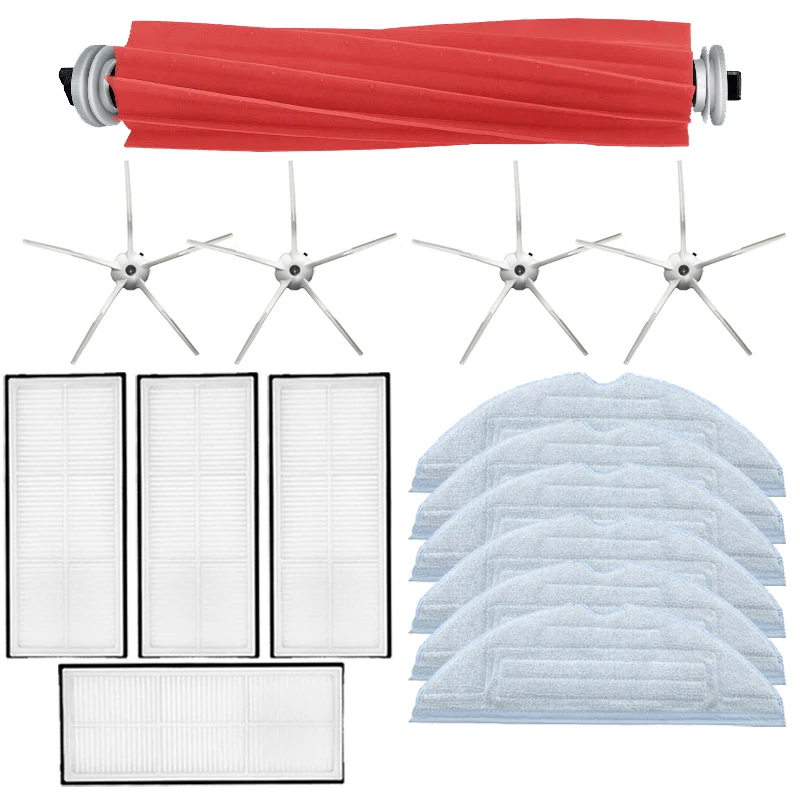

High Quality Hepa Filter Mopping Cloths Side brush for Xiaomi Roborock T7S T7plus T7Splus S7 Mopping Cloth Spare Parts