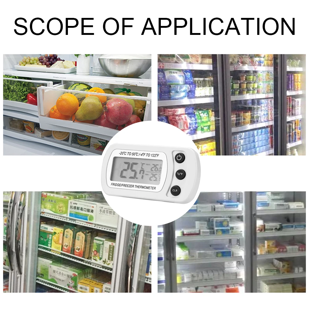 Водонепроницаемый цифровой мини холодильник с магнитным крючком|Приборы для