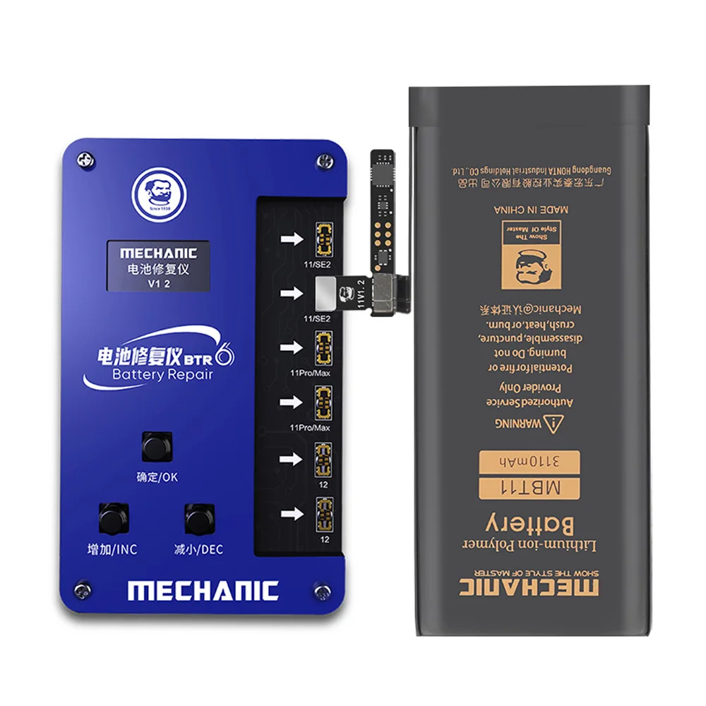Инструмент для ремонта батареи MECHANIC BTR6 iP11/11Pro/11ProMax/12mini/12/12Pro/12ProMax PCB инструмент