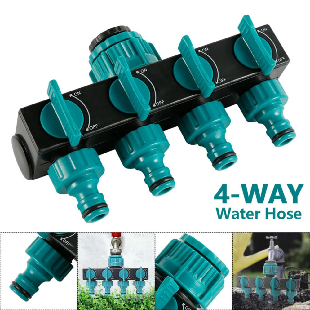 

Hose Faucet Valve Plastic Wash Watering Home Gardening Verteiler 1/2 \\\\\\\"