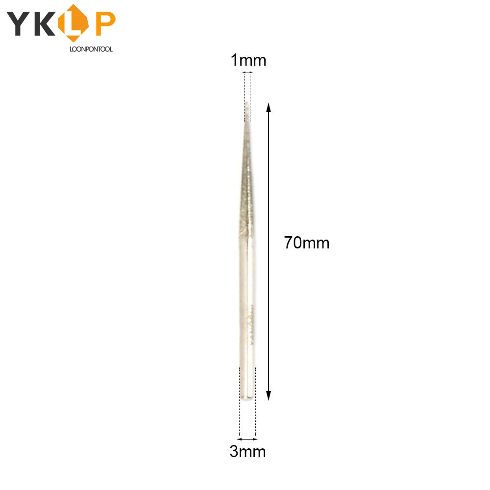 Алмазная шлифовальная головка Набор бит с хвостовиком 3 мм шлифовальный