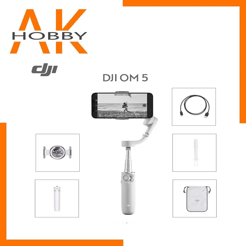 

DJI OM5 3-осевой ручной карданный Активный Трек 4.0 Портативный и складной OM 5 Оригинальный Новый телефон