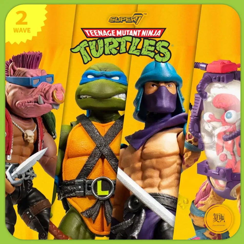

Super7 Teenage Mutant Ninjia Turtles TMNT Ultimate Series Action Figure 7inch Collectible figurines Halloween Gift Toys for boy