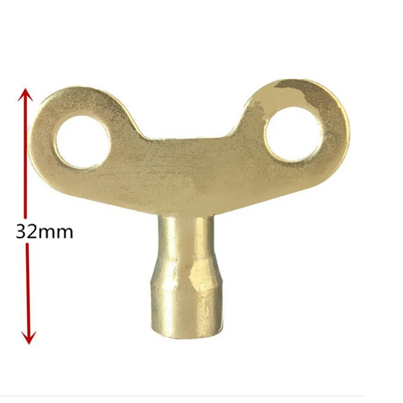 

4pcs Key For Water Tap Solid Brass Special Lock New Radiator Plumbing Bleed Key Square Socket Hole Water Tap Faucet Key