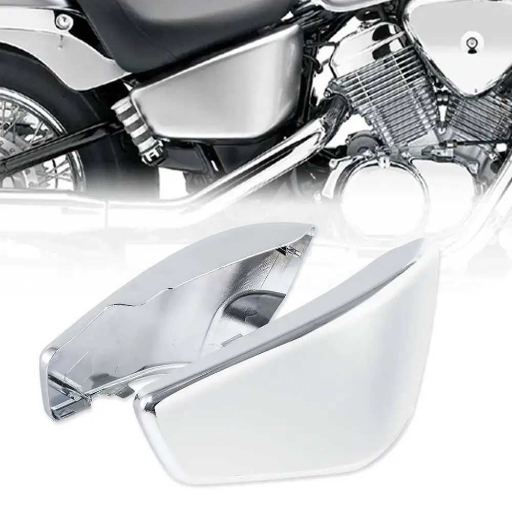 Мотоциклетные батареи Боковые Крышки для Honda Shadow VLX 600 VT600C VT600CD VT 600C 600CD Deluxe 1999 2007 00 01
