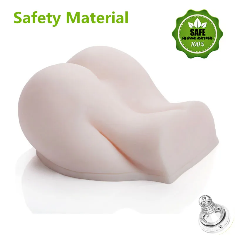 4D симулятор большой мужской мастурбатор в форме попки чашка с двойным каналом