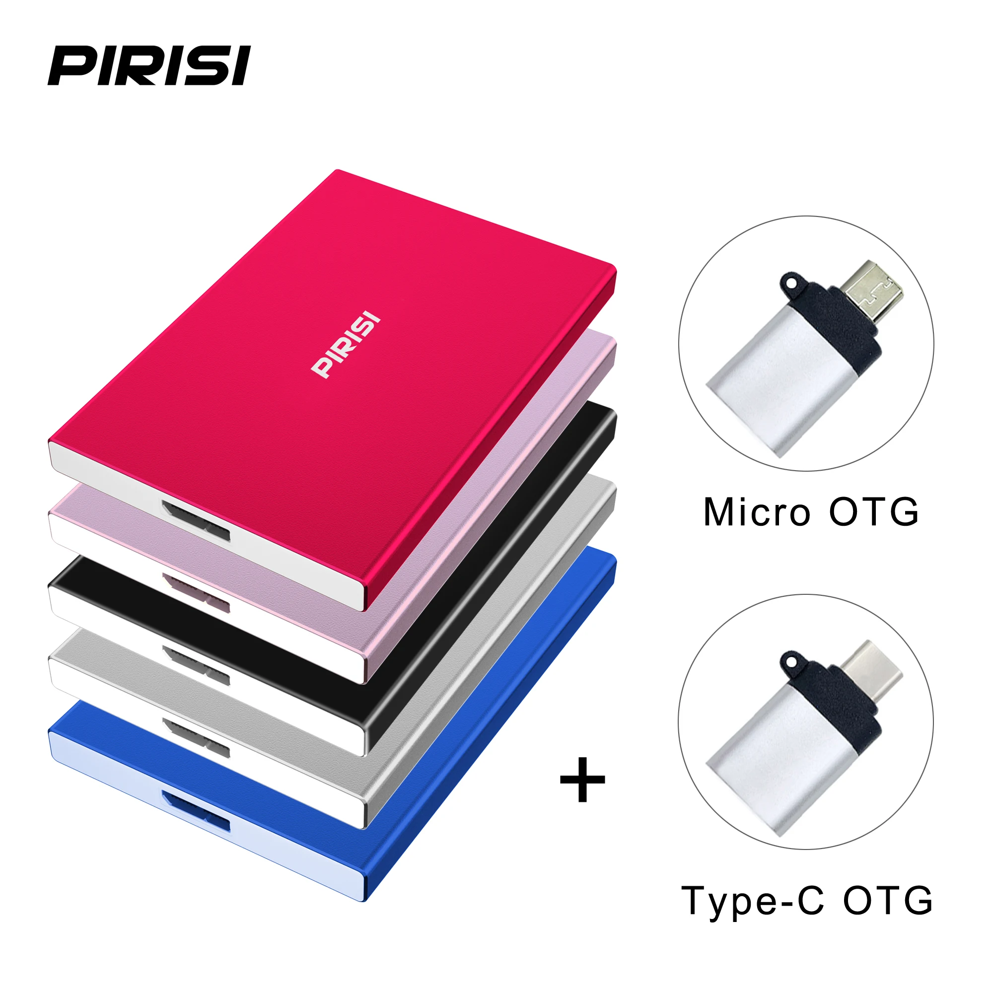 

Оригинальный 2,5 "портативный внешний жесткий диск usb Высокоскоростной HDD для ПК Mac Micro Type-C Интерфейс Android мобильный телефон